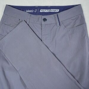 Johnnie-O Prep-Formance Mens 30x30 Pants Cloudbreak Grey Purple  Golf Pant